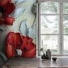 P3D0144D-2.jpg Red Poppies Floral 3D