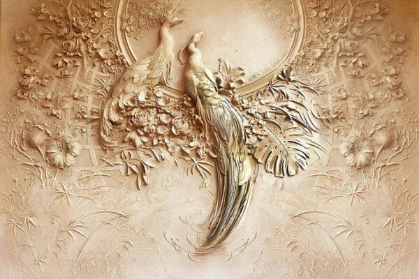 peacock-dream.jpg Peacock Dream 3D Mural