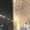 Ripple001d Gold Water Ripple Ceiling Panel