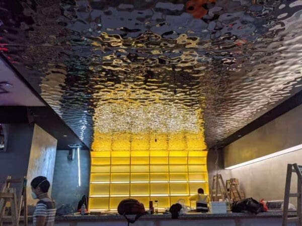 Ripple_C002e Stainless Steel Water Ripple Wall Panel and Ceiling Panel