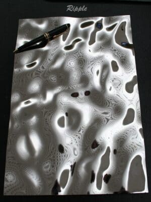 Z Pattern decorative water ripple stainless steel panel