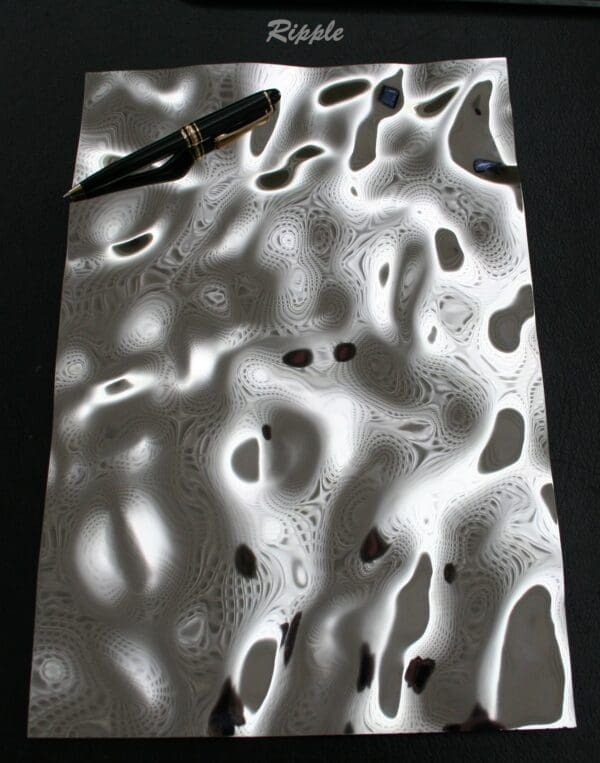 Z Pattern decorative water ripple stainless steel panel